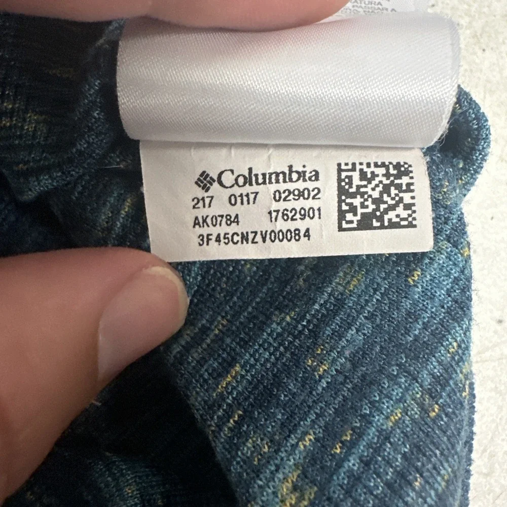 Columbia Outerspaced Sweater Women L Plus Ruffle Hiking Gorpcore 1/4 Zip Trek - Picture 7 of 10